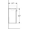 Тумба под раковину GEBERIT CITTERIO 500,555.JI.1 44 см